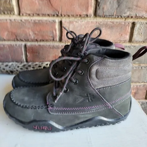 * Kuru Quest Suede Leather Orthotic Lace-up Hiking Boots