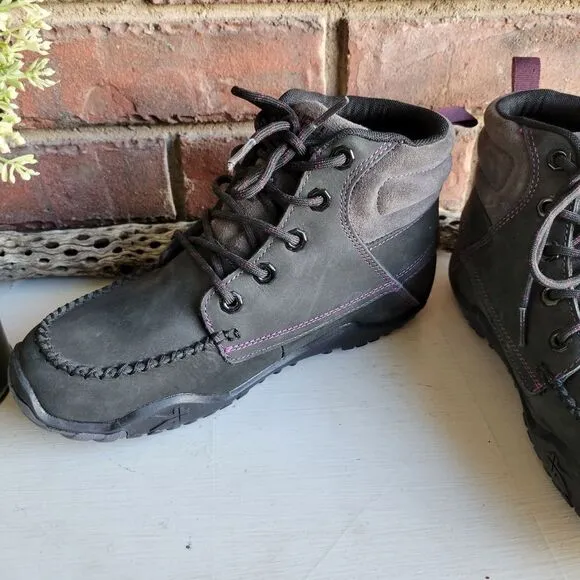 * Kuru Quest Suede Leather Orthotic Lace-up Hiking Boots