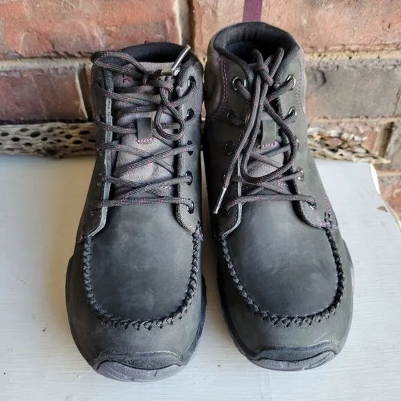 * Kuru Quest Suede Leather Orthotic Lace-up Hiking Boots