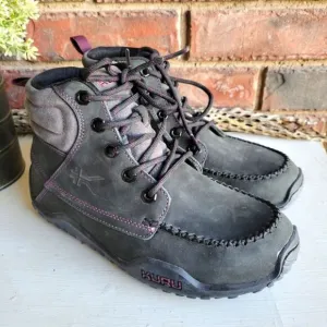 * Kuru Quest Suede Leather Orthotic Lace-up Hiking Boots