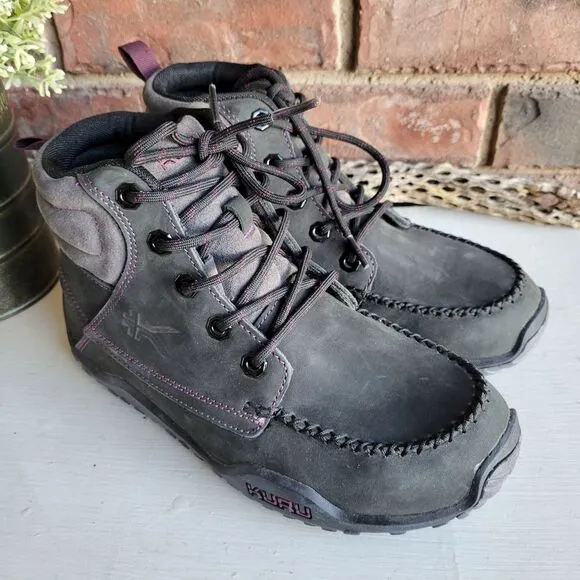 * Kuru Quest Suede Leather Orthotic Lace-up Hiking Boots