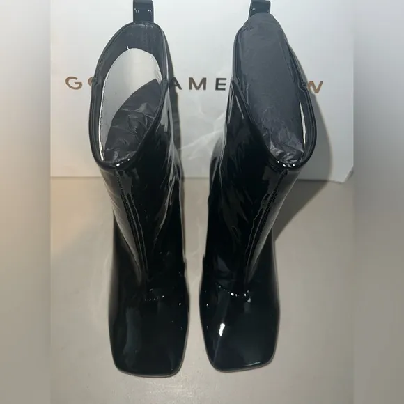 🖤 NIB! Good American Patent Ankle Boot