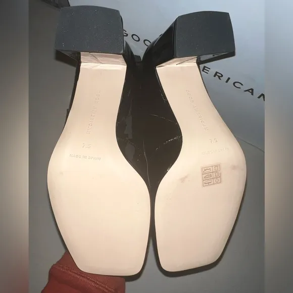 🖤 NIB! Good American Patent Ankle Boot