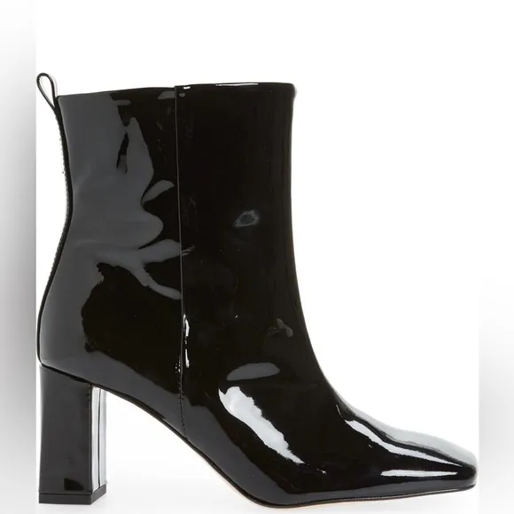 🖤 NIB! Good American Patent Ankle Boot