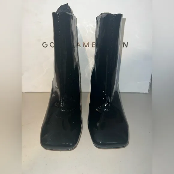🖤 NIB! Good American Patent Ankle Boot