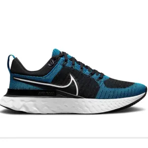 - NIKE React Infinity flyknit 2 Running Blue Orbit &amp; black size 12