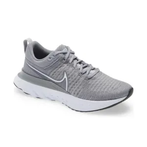 - NIKE React Infinity flyknit 2 Running Particle grey/ white/ black women 8