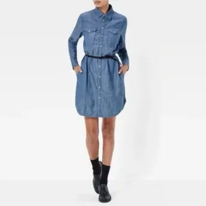 ✨ NWOT G-Star Raw Tacoma Long Shirt Dress – Size L