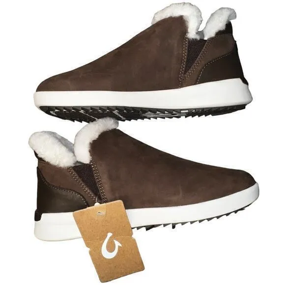 ▶️ OluKai ◀️ Malua Hulu Genuine Shearling Slip-On Sneaker