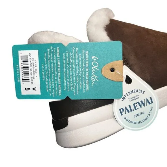 ▶️ OluKai ◀️ Malua Hulu Genuine Shearling Slip-On Sneaker