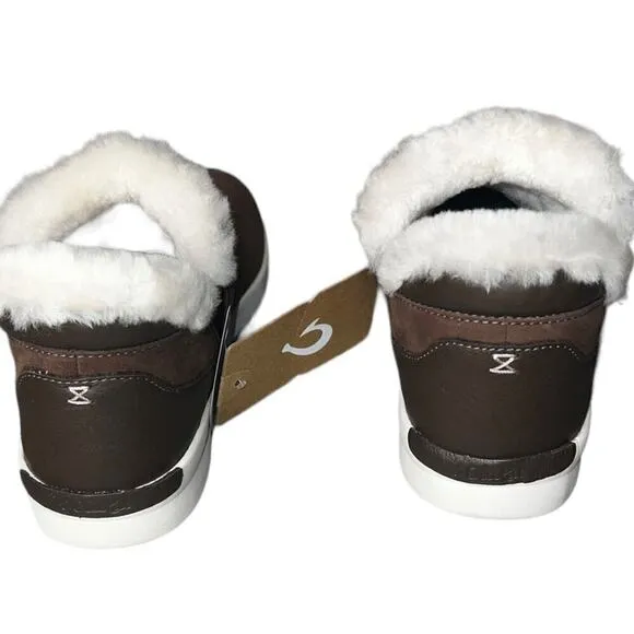 ▶️ OluKai ◀️ Malua Hulu Genuine Shearling Slip-On Sneaker