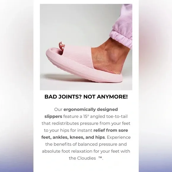 🆕 “The Cloudies&quot; sandals