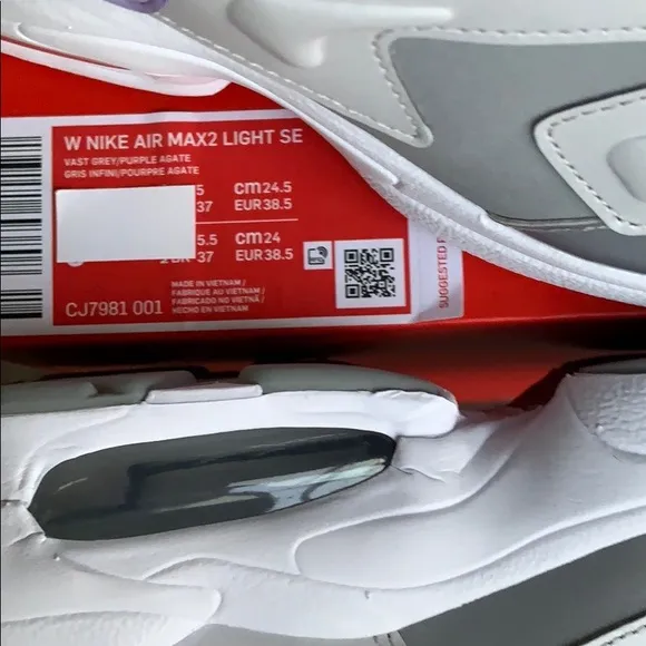 • W NIKE AIR MAX2 LIGHT vast grey/purple light