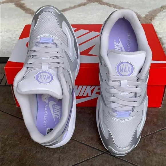 • W NIKE AIR MAX2 LIGHT vast grey/purple light