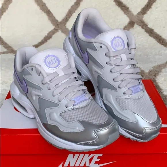 • W NIKE AIR MAX2 LIGHT vast grey/purple light