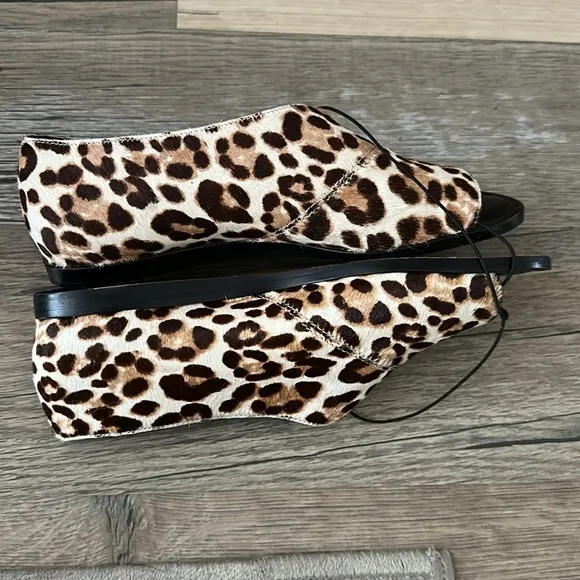 1. State Women's Celvin Leather Open-Toe Sandals Cheetah Haircalf
