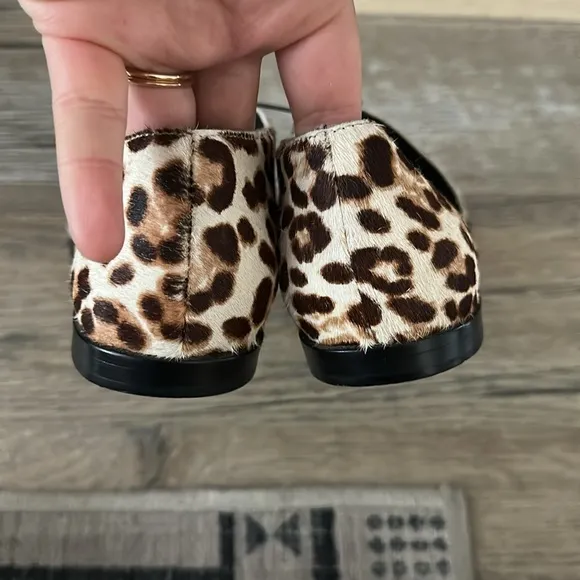 1. State Women's Celvin Leather Open-Toe Sandals Cheetah Haircalf
