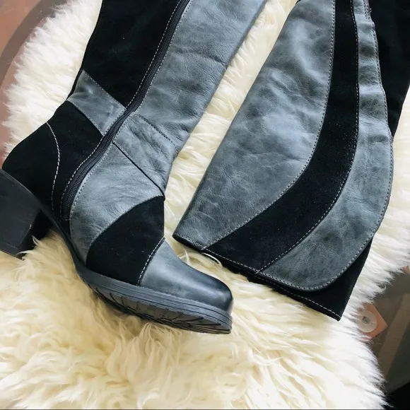 2-Toned 2-Textured Dromedaris Boots