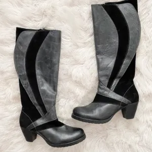 2-Toned 2-Textured Dromedaris Boots