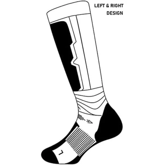 3 Pack Merino Wool Ski Socks for Skiing Winter Thermal Socks, Gray