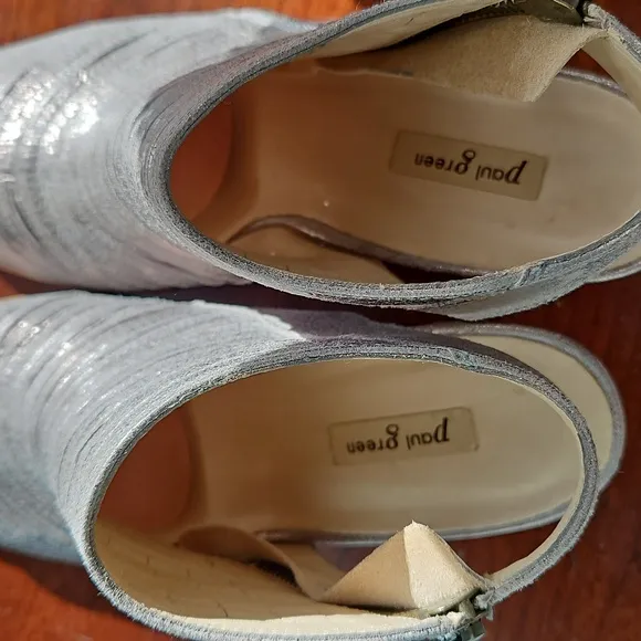 7.5 | Paul Green | Peep Toe | The Day Maker | Metallic | Cayanne