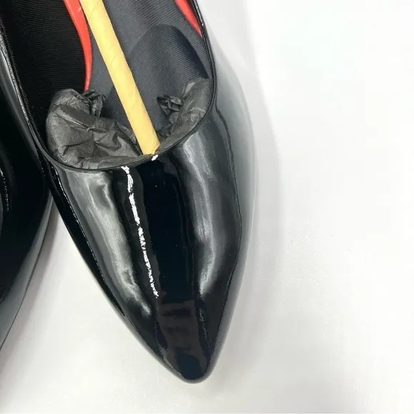 9W 9 W WIDE WIDTH Rockport Women's Total Motion 75MM Black Patent Leather Heels
