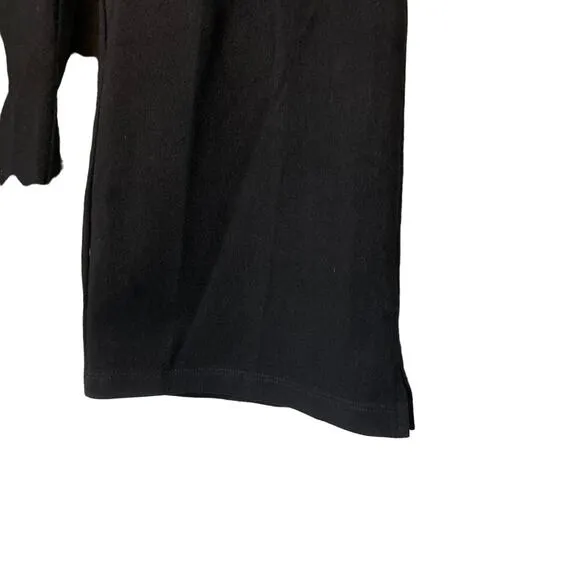 A615328 WOMEN WITH CONTROL Elite Prime Stretch Denim Flare Pants Noir 18WP