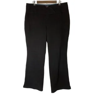 A615328 WOMEN WITH CONTROL Elite Prime Stretch Denim Flare Pants Noir 18WP
