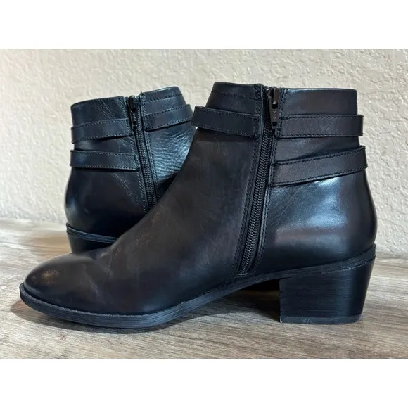 Abeo Leather Ankle Boots Women's Size 9