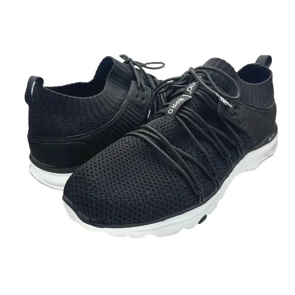 Abeo | Women | Lite 2.0 Pro System Black Knit Athletic Running Shoes | 9.5 M