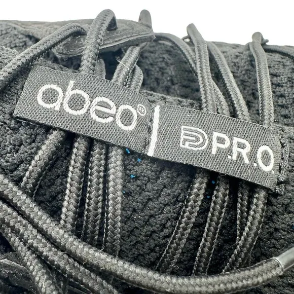 Abeo | Women | Lite 2.0 Pro System Black Knit Athletic Running Shoes | 9.5 M