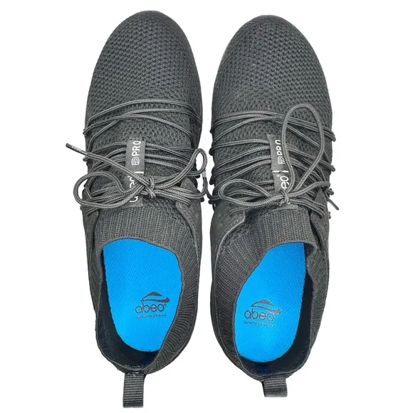 Abeo | Women | Lite 2.0 Pro System Black Knit Athletic Running Shoes | 9.5 M