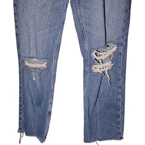 Abercrombie Womens Size 28/6R CURVE LOVE The Ankle‎ Straight Ultra High Rise