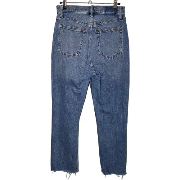 Abercrombie Womens Size 28/6R CURVE LOVE The Ankle‎ Straight Ultra High Rise