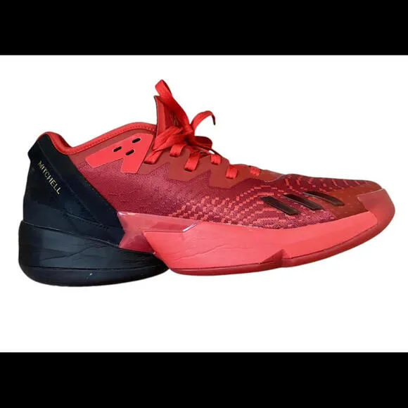 Adidas Basketball Shoes Size 13 Red Donovan Mitchell