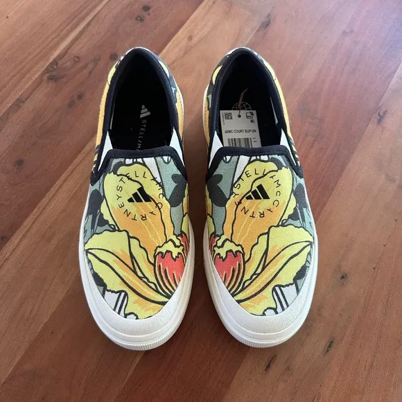 adidas by Stella McCartney Court Slip-On Sneakers