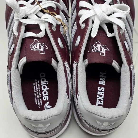 adidas Centennial RM NCAA Pack Texas A&amp;M University Athletic Shoe Sz M14/W15 New