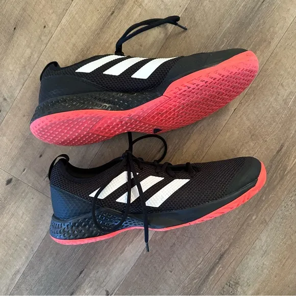 Adidas CourtFlash Black Men's Tennis Shoes