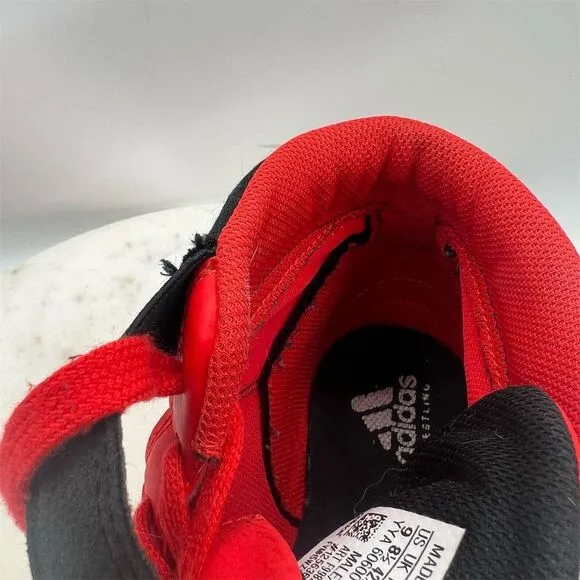 Adidas Mat Hog 2.0 Men's Wrestling Shoes Red Size 9‎ High Top Athletic