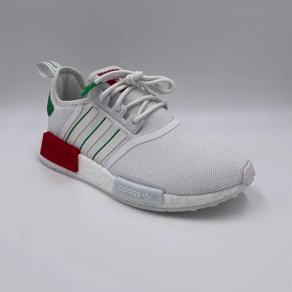 adidas NMD R1 White / Green Womens Shoes