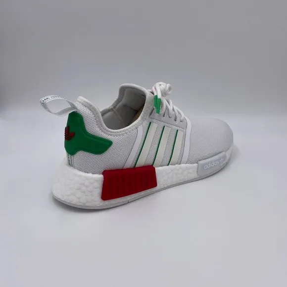 adidas NMD R1 White / Green Womens Shoes