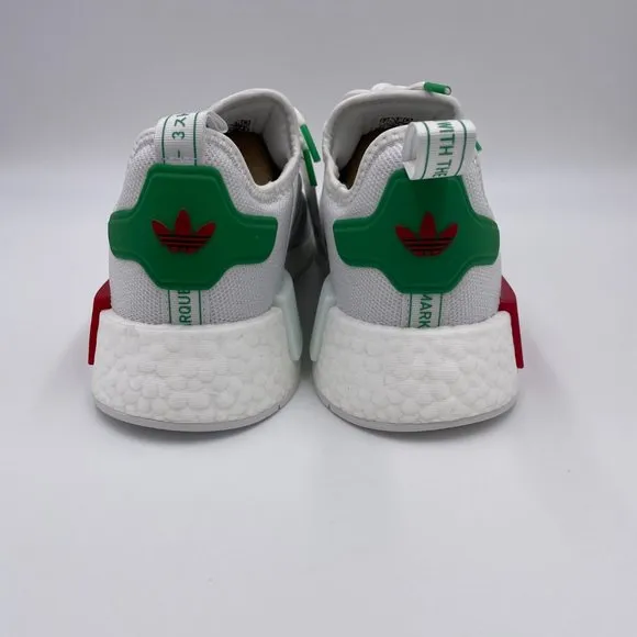 adidas NMD R1 White / Green Womens Shoes