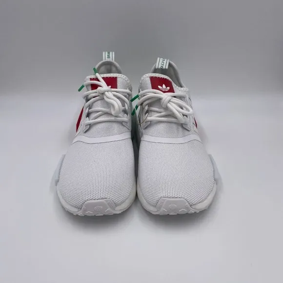 adidas NMD R1 White / Green Womens Shoes