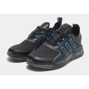 Adidas Originals NMD R1 Boost Ultra Black Blue Shoes Mens 9.5 NEW Fast Shipping