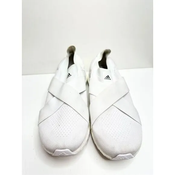 Adidas Sneakers Womens 9 Ultra Boost Slip-On DNA 'Cloud White' Athletic Shoes