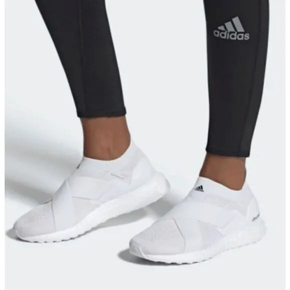 Adidas Sneakers Womens 9 Ultra Boost Slip-On DNA 'Cloud White' Athletic Shoes