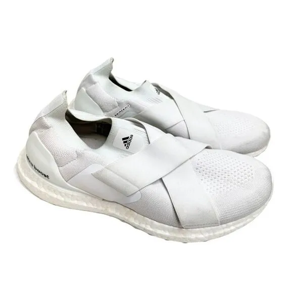 Adidas Sneakers Womens 9 Ultra Boost Slip-On DNA 'Cloud White' Athletic Shoes