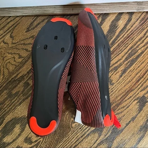 Adidas The Road Shoe Cycling Shoes Orange Solar Red Black