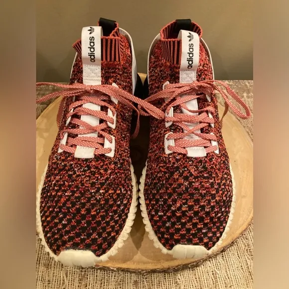 Adidas Tubular Doom Sock Primeknit Shoe Mens Red Black Ecru Tint  CQ0950  Sz-12