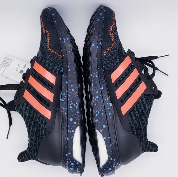 Adidas ULTRABOOST 5.0 DNA Shoes Black Orange Big Kids
